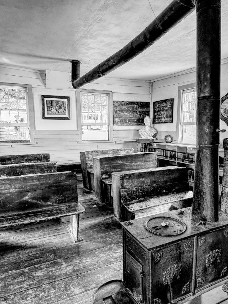 Old school house interior