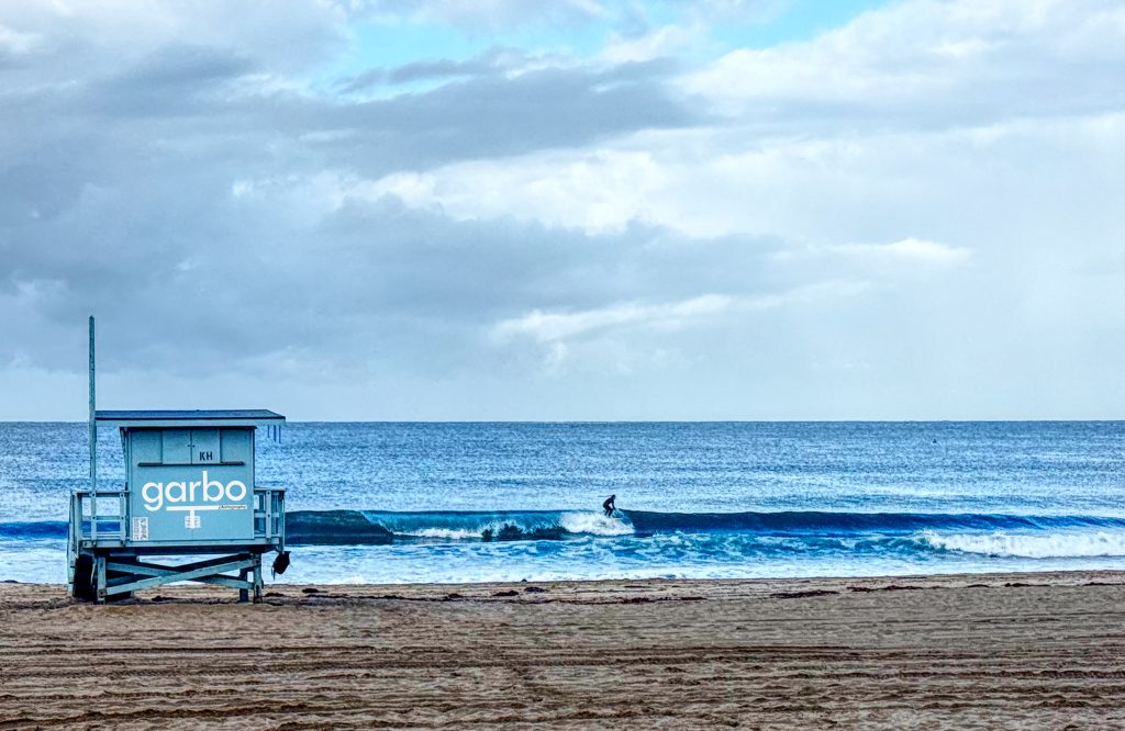 surfer in the ocean